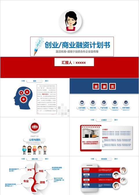 创业/商业融资计划书