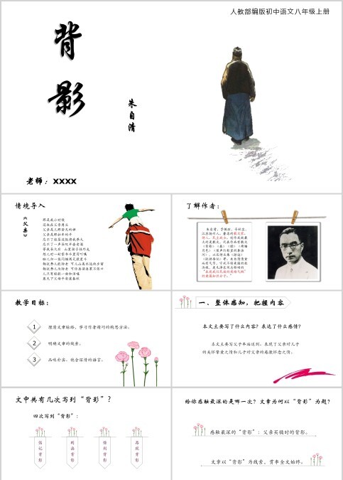 初中语文课件PPT《背影  》