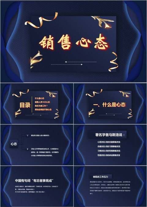 销售心态 员工培训PPT