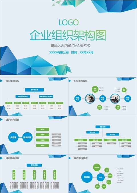 企业组织结构图ppt企业组织架构图
