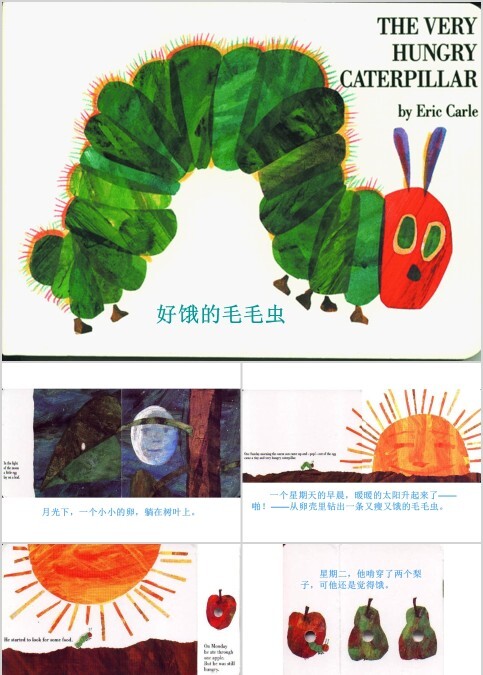 好饿的毛毛虫幼儿绘本教育课件