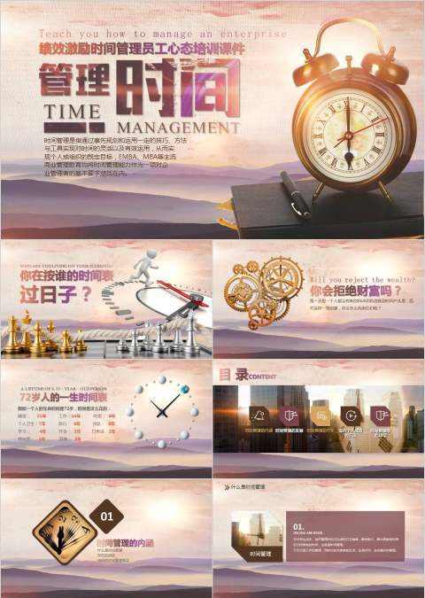 绩效激励时间管理员工心态培训课件员工培训PPT