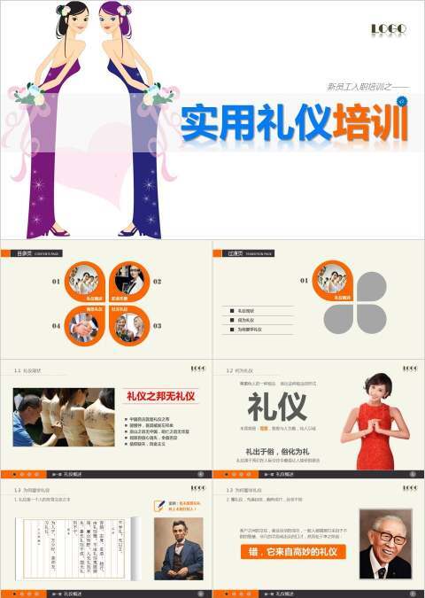 新员工入职培训实用礼仪培训员工培训PPT