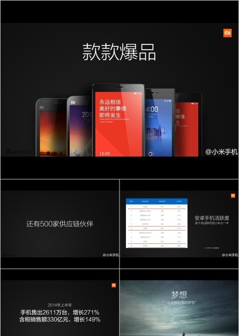 小米手机新品产品发布会PPT