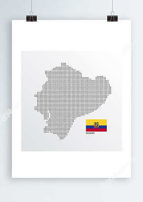 Ecuador地图Ai锚点数据信息分布图