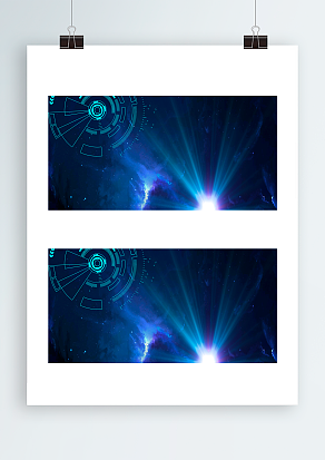 科技齿轮背景墙设计