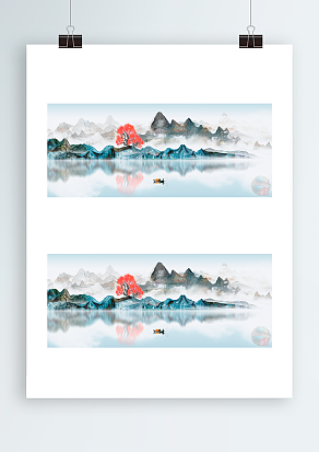 优美水墨画背景 你值得拥有