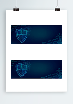 盾牌创意设计背景帷幕