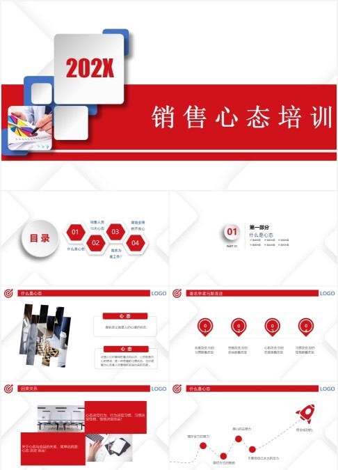 202X销售心态培训员工培训PPT