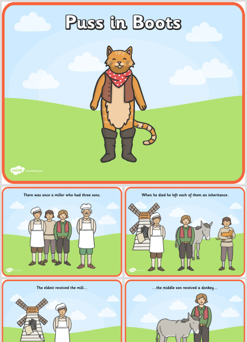 高清英语绘本故事《穿靴子的猫》