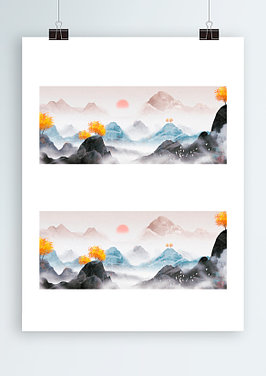 多彩背景墙设计图