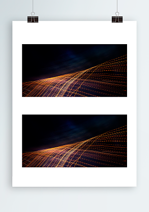 褐色流动线条背景帷幕