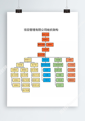项目管理有限公司组织架构