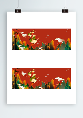 赋古典之美创意背景图