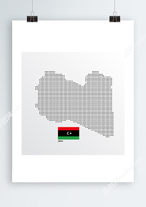 Libya地图Ai锚点数据信息分布展示图
