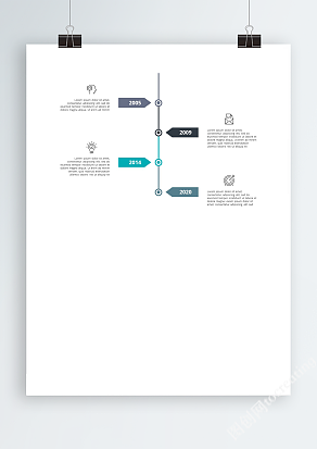 竖版简约时间发展历程