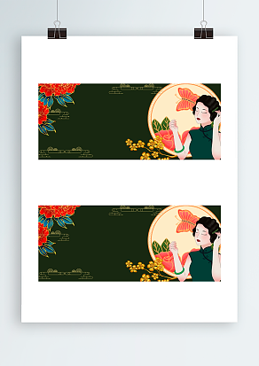 古典美古风背景墙