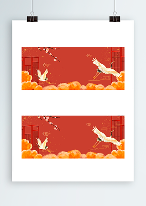 红色主题唯美背景墙