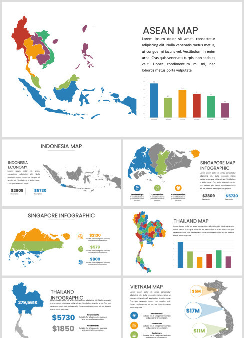 世界地图东南亚地图ppt