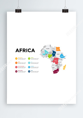 非洲AI矢量地图