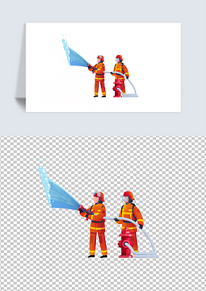 消防员免扣元素