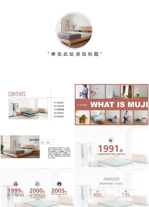 简约唯美家具品牌产品介绍PPT模板